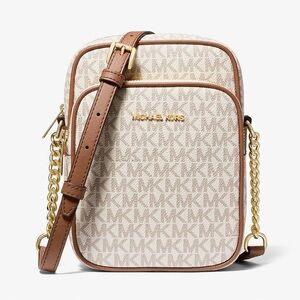 Michael Kors Jet Set Travel Medium Logo Crossbody Bag
Color: VANILLA